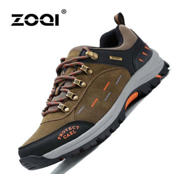 ZOQI Summer Man's Fashion Sneakers Outdoor Sport Casual Breathable Comfortable Shoes(Khaki) - intl  