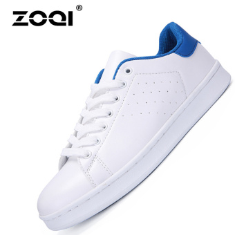 ZOQI Summer Man's Fashion Sneakers Sport Casual Breathable Comfortable Shoes-White&Blue - intl  