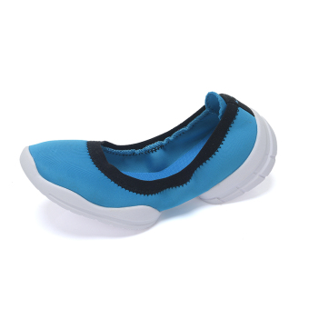 ZOQI Woman's Fashion Flat Slip-Ons Casual Breathable Comfortable Shoes (Blue) - Intl  