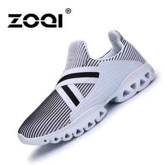 ZOQI Women's Fashion Sports Shoes Casual Shoes Couple Running Shoes Sneaker?White? - intl  