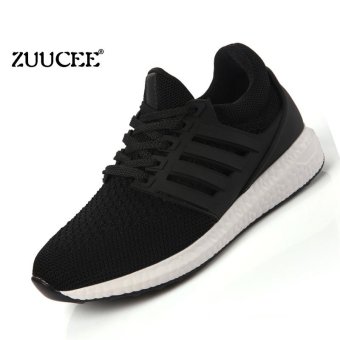 ZUUCEE Flying shoes, shoes, sports shoes, running shoes, shoes, pink shoes breathable light(black) - intl  