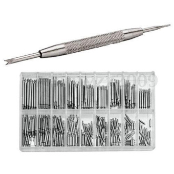 360Pcs 6-23mm Watch Band Spring Bars Metal Strap Link Pins+Remover Tool Useful  