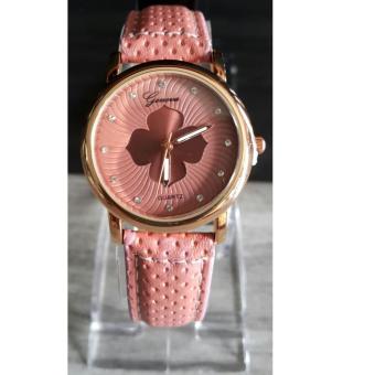 Ace Fashion Jam Tangan Geneva Flower 05 (Peach)  