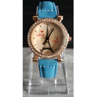 Ace Fashion Jam Tangan Geneva Paris Love 04 (Blue)  