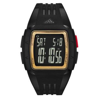 Adidas Watch Performance Duramo Black Polyurethane Case Rubber Strap Mens US NWT + Warranty ADP6136  