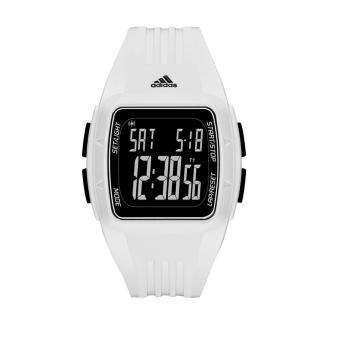 Adidas Watch Performance Duramo White Polyurethane Case Rubber Strap Mens US NWT + Warranty ADP3263  