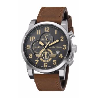 Alain Delon - AD404-1344C - Multifunction Dual Time - Jam Tangan Pria Sport  