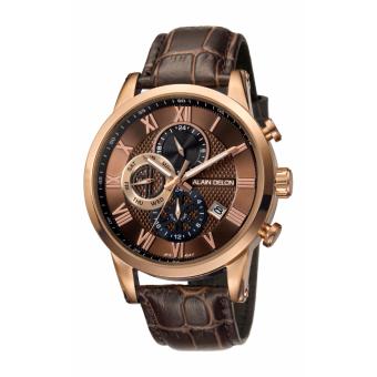 Alain Delon - AD411-1541C - Multifunction Dual Time - Jam Tangan Pria Sport  