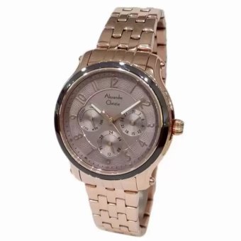 alexandre christie jam tangan wanita ac 2582 gold brown stainless steel anti air alexandre christie jam tangan wanita ac 2582 gold brown stainless steel anti air