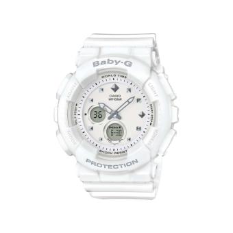 Baby-G BA-125-7A - Jam Tangan Wanita - Putih - Resin band  