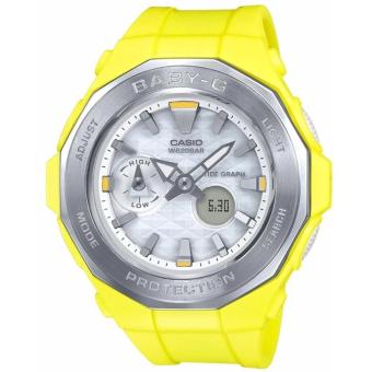 Baby-G BGA-220B-9A - Jam Tangan Wanita - Kuning - Resin band  