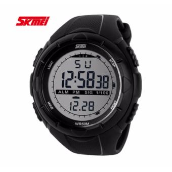 BEST Original SKMEI 1025 Digital Sport Watch (G-Shock, Digitec, Swiss Army) - HITAM  