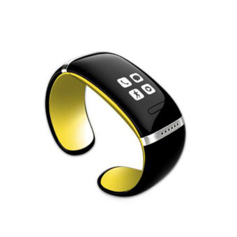 Bluetooth Smart Bracelet L12S Smartwatch Pedometer/ Anti-lost/ Sync Music for Android Phone Yellow  