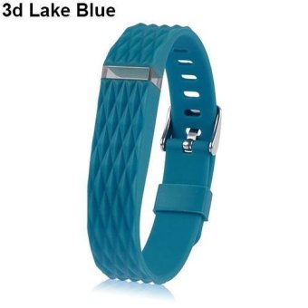 BODHI Replacement Wrist Band Wristband for Fitbit Flex Bracelet Classic Buckle (3d Lake Blue) - intl  