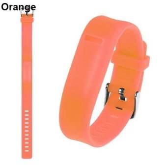 BODHI Replacement Wrist Band Wristband for Fitbit Flex Bracelet Classic Buckle (Orange) - intl  