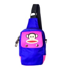 Candy Colors Travel Boy Girl Children Leisure Satchel Mouth Monkey Blue