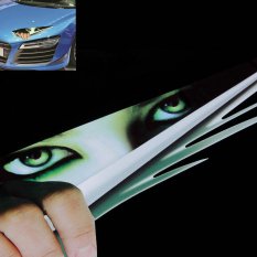 Car Hoods Trunk Sticker 3D Eyes Peeking Monster Voyeur Thriller Rear Window Decal