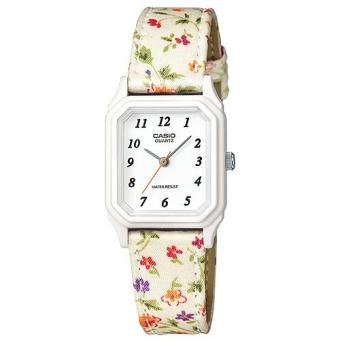 Casio Analog Jam Tangan Wanita - Putih - Strap Kulit - LQ-142LB-7B    