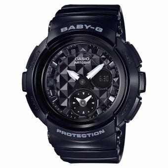 Casio Baby-G Women's Watches BGA-195 series Resin Band Black Strap BGA-195-1A - intl  