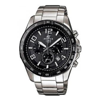 Casio Ediface D46H1609EFR516D1A7VUDF Chronograph Jam Tangan Pria Stainless Steel Chain  