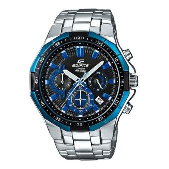 Casio Edifice EFR-554D-1A2V - Jam Tangan Pria - Silver - Stainless Steel  