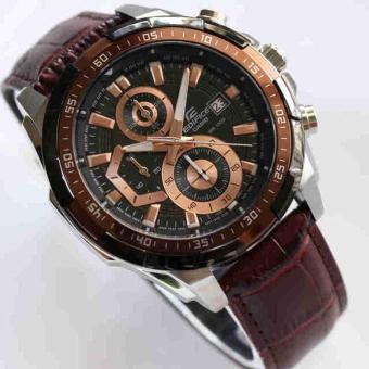 Casio Edifice Jam Tangan Pria - EFR-539L-5AV-BROWN  