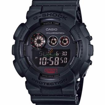 Casio G-Shock GD-120MB-1DR - Jam Tangan pria - Black Red - Strap Resin  