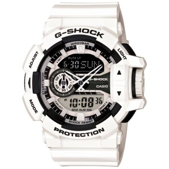 Casio G-Shock Jam Tangan Pria - Resin - Putih - GA-400-7A  