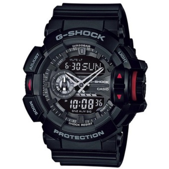 Casio G-Shock Watch Jam Tangan Pria - Hitam - Strap Karet - GA-400-1BDR  