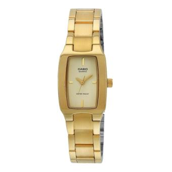 Casio LTP-1165N-9C Ladies Gold Dial Stainless Steel Analog Watch  