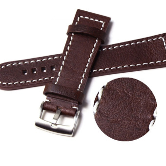 Cocotina Genuine Leather Vintage Wrist Let Watch Band Strap Brown Width 20mm  