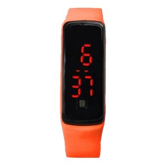 Cocotina Unisex Ultra Thin Digital LED Wrist Watches – Orange  
