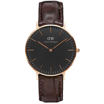 Daniel Wellington DW00100140 Classic Black 36 York Leather Ladies Watch  