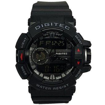 Digitec Limited Edition - Jam Tangan Sport Pria - Strap Rubber - Full Black - DG2080-P  
