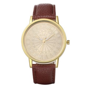 Fashion Collocation Wristwatch (Brown) - intl  