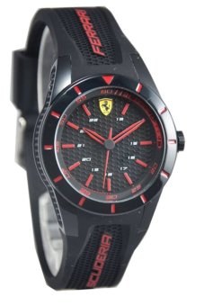 Ferrari - Jam Tangan Pria - Hitam - Rubber - 0840004  