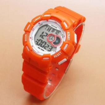 Fortuner - FR1326 NY24 - Jam Tangan Wanita - Karet - ( Orange )  