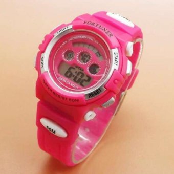 Fortuner - FR1600NY25 - Jam Tangan Wanita - Karet - ( Pink )  