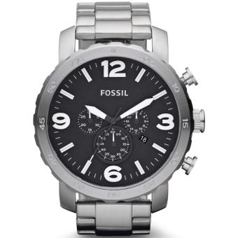 Fossil Nate Chronograph Stainless Steel Watch, JR 1353  