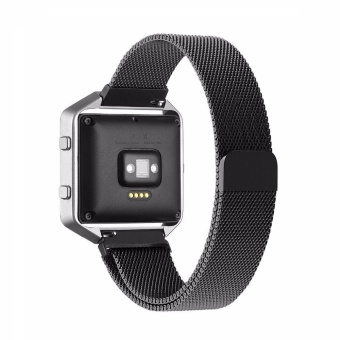 GAKTAI Milanese Magnetic Loop Stainless Steel Strap Watch Bands For Fitbit Blaze Watch (Black) popular - intl  