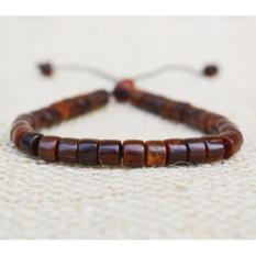 Gelang Tasbih Kayu Kokka Kaukah Fuqaha Kotak Coklat Asli Turki 33 Butir. Bersertifikat
