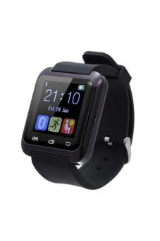 Generic U80 Bluetooth Smart Wrist Watch for Android iOS (Black)  