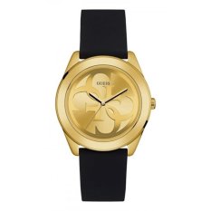 GUESS W0911L3 G Twist - Jam Tangan Wanita - Rubber - Black - Gold