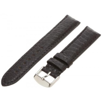 Hadley-Roma Mens MS2010RA-180 18-mm Black Genuine Alligator Leather Watch Strap - intl  