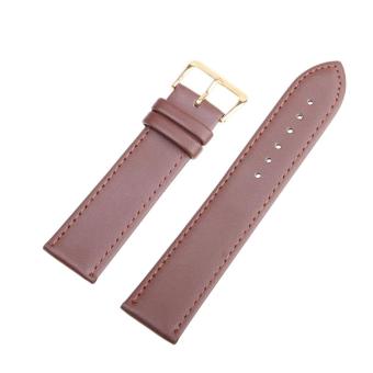 High Quality Store New Women Men High Quality Unisex Leather Black Brown Watch Strap Band 22mm  