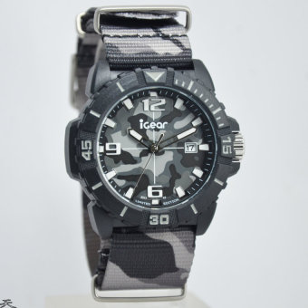 iGear jam tangan type IG i42-1735 Limited Edition ( Camouflage Black )  