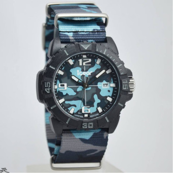 iGear jam tangan type IG i42-1785 Limited Edition (Camouflage Blue)  