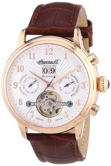 Ingersoll Men's Automatic Watch Coffin IN1510RWH with Leather Strap - intl  