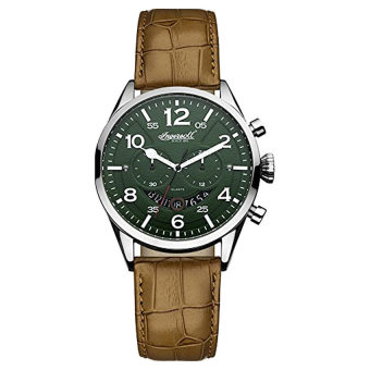 Ingersoll Men's INQ029GRSL Compton Analog Display Japanese Quartz Brown Watch (Intl)  