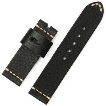 iStrap 24mm Genuine Watch Band for Panerei Black  